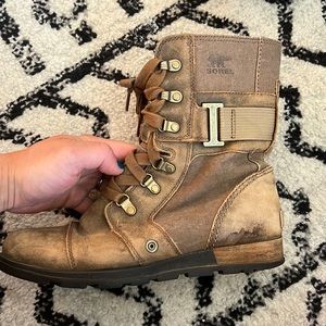 Sorel military style boots
